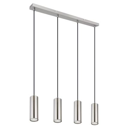 Globo - Suspension filaire 4xGU10/35W/230V chrome mat