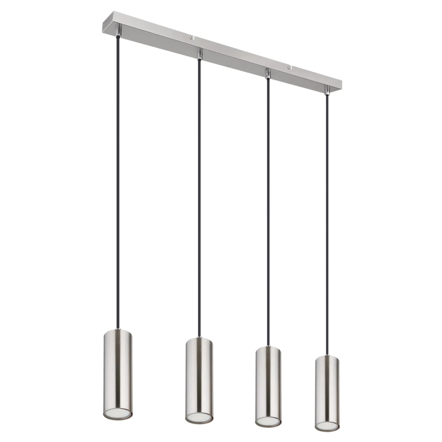Globo - Suspension filaire 4xGU10/35W/230V chrome mat