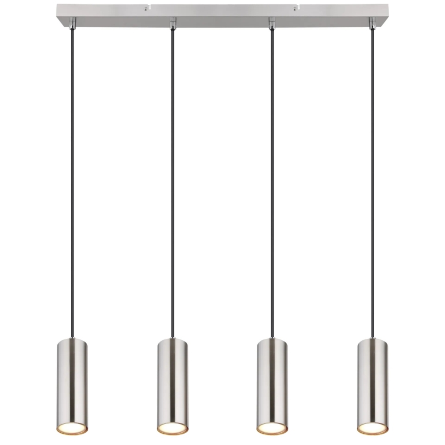 Globo - Suspension filaire 4xGU10/35W/230V chrome mat