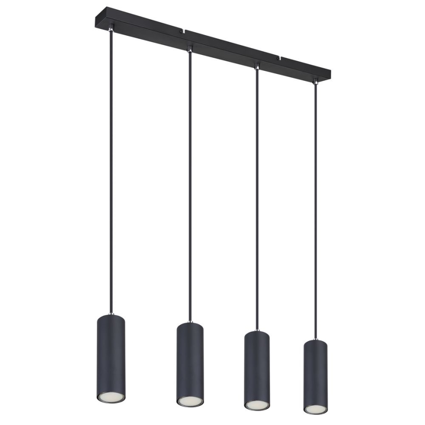 Globo - Hanglamp aan kabel 4xGU10/35W/230V zwart