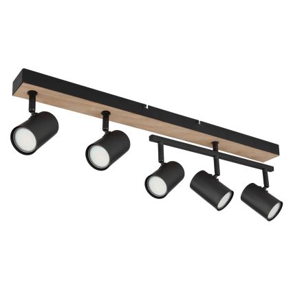 Globo - Spot 5xGU10/35W/230V noir/marron