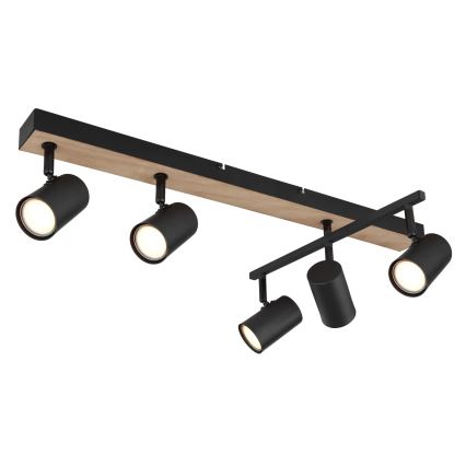 Globo - Spot 5xGU10/35W/230V noir/marron