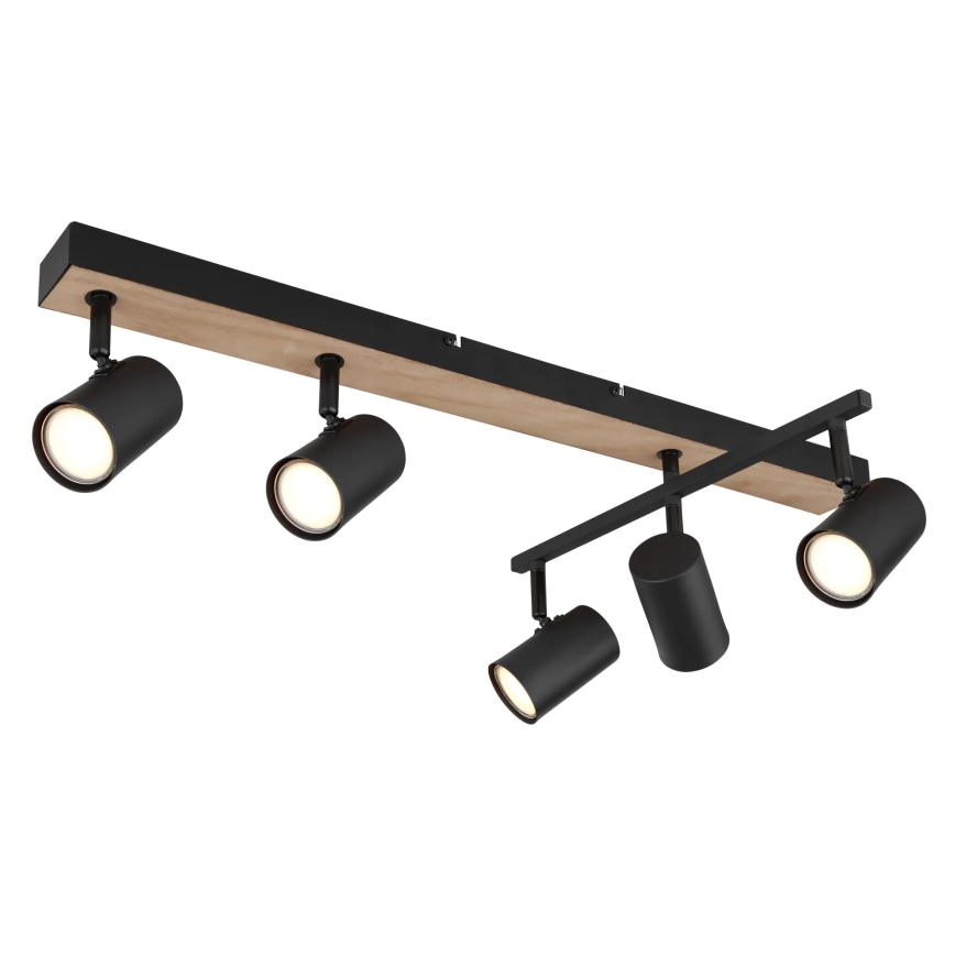Globo - Spot 5xGU10/35W/230V noir/marron