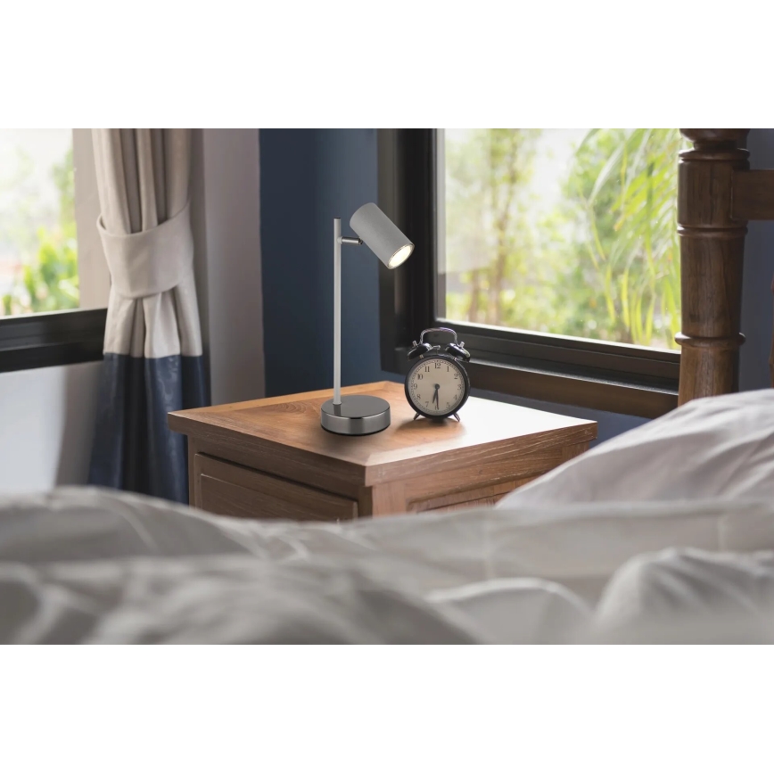 Globo - Tafellamp 1xGU10/5W/230V grijs/antraciet