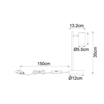 Globo - Tafellamp 1xGU10/5W/230V