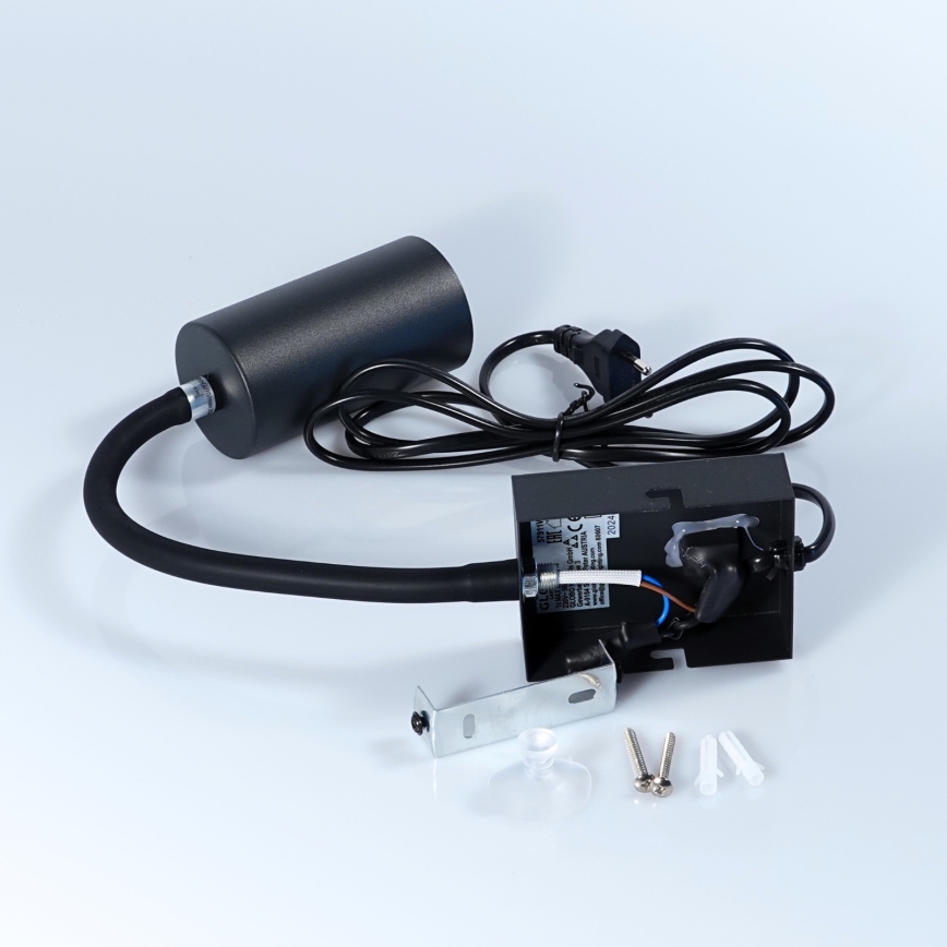 Globo - Applique murale flexible 1xGU10/25W/230V noir