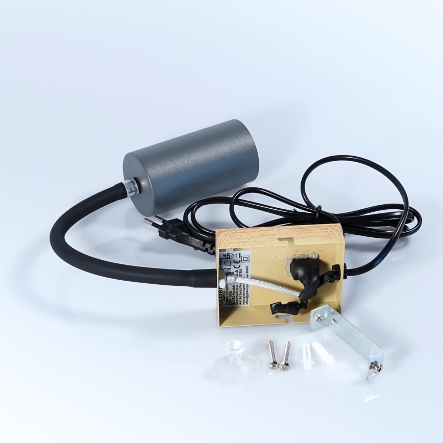 Globo - Applique murale flexible 1xGU10/25W/230V gris/marron