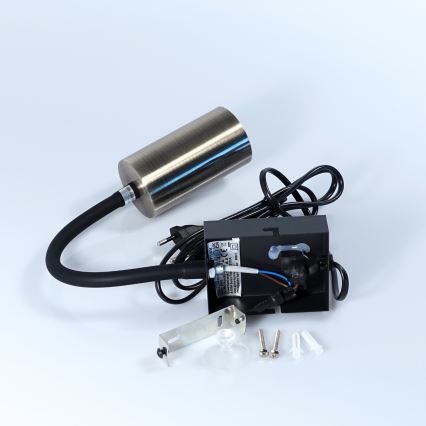 Globo - Applique murale flexible 1xGU10/25W/230V noir/laiton