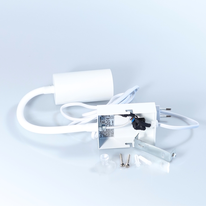 Globo - Flexibele wandlamp 1xGU10/25W/230V wit