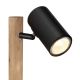 Globo - Tafellamp 1xGU10/5W/230V hout/metaal