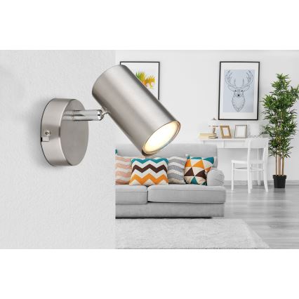 Globo - Wandspot 1xGU10/25W/230V mat chroom