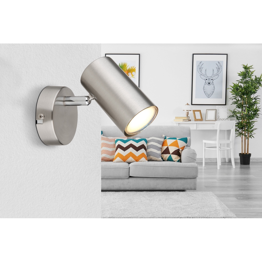 Globo - Wandspot 1xGU10/25W/230V mat chroom