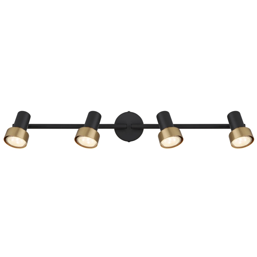 Globo - Spot  4xGU10/25W/230V noir/doré