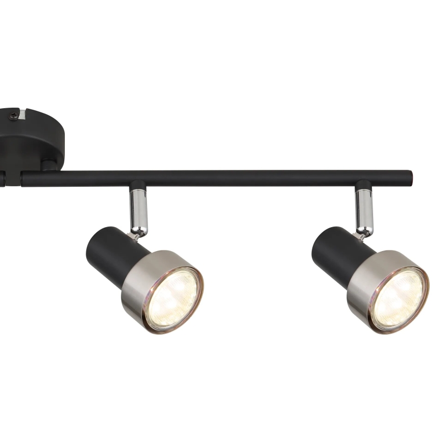 Globo - Spot  4xGU10/25W/230V noir/argent