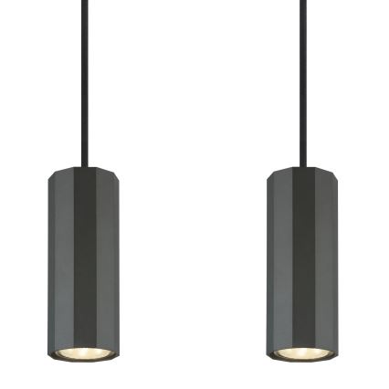 Globo - Hanglamp aan een koord 4xGU10/25W/230V zwart