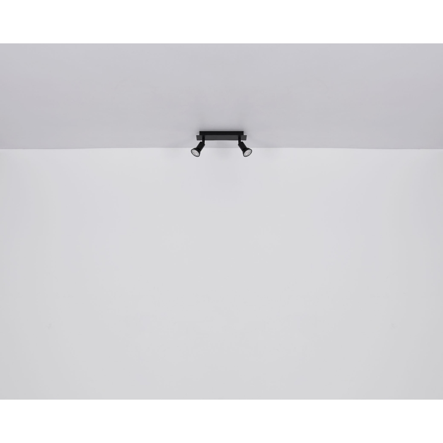 Globo - Spot 2xGU10/35W/230V noir