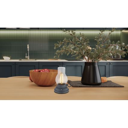 Globo - Lampe de bureau tactile LED dimmable rechargeable LED/1W/3,7V 1200 mAh anthracite