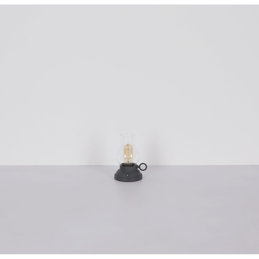 Globo - Lampe de bureau tactile LED dimmable rechargeable LED/1W/3,7V 1200 mAh anthracite