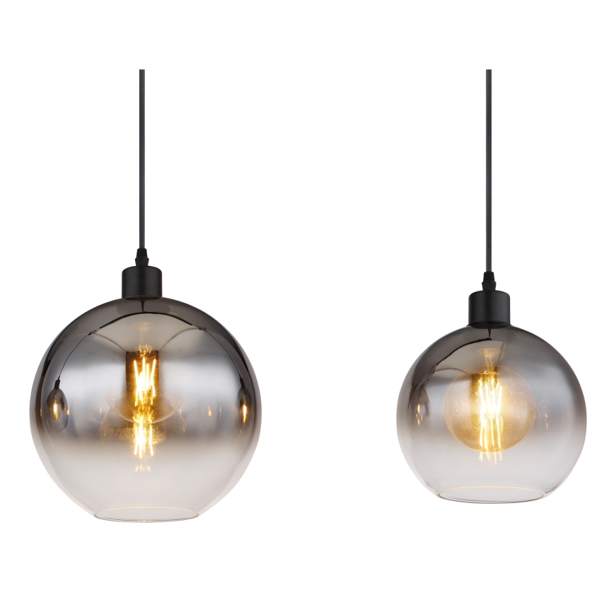 Globo - Suspension sur câble 3xE27/60W/230V
