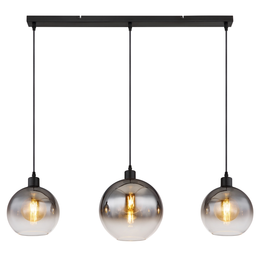 Globo - Suspension sur câble 3xE27/60W/230V