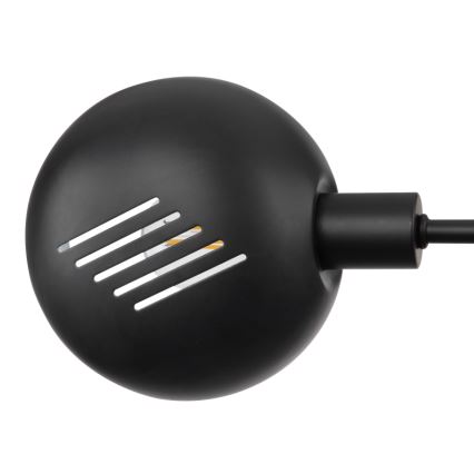 Globo - Staande lamp 5xE14/40W/230V zwart
