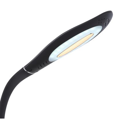 Globo - Lampe de bureau LED tactile dimmable et flexible, 9W/230V, 3000/4000/6500K, noir
