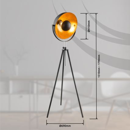 Globo - Vloerlamp 1xE27/60W/230V