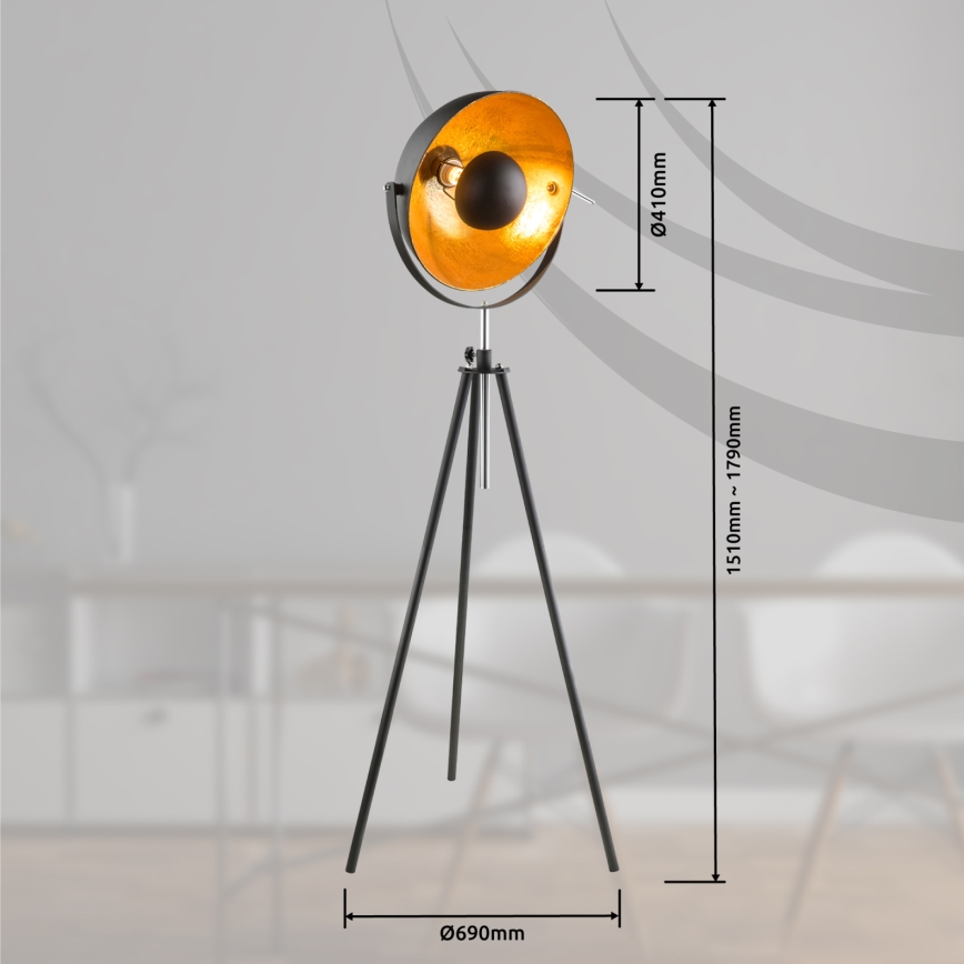 Globo - Vloerlamp 1xE27/60W/230V