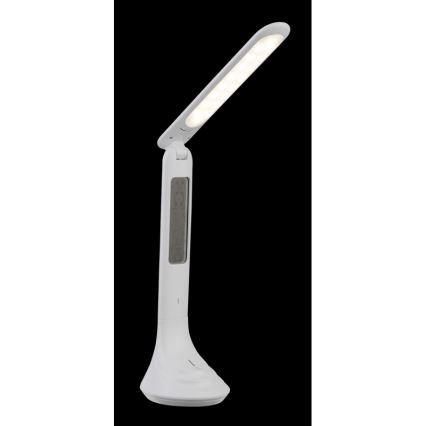 Globo - Dimbare oplaadbare bureaulamp met LED-display, 4W/230V, 2200 mAh, wit