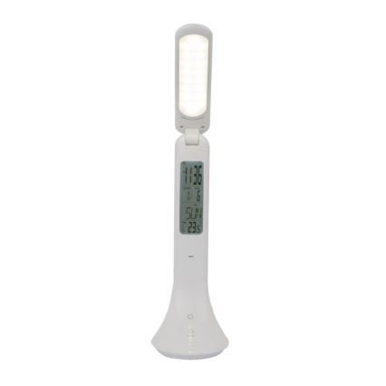 Globo - Lampe de table à intensité variable rechargeable avec un écran LED/4W/230V 2200 mAh blanc