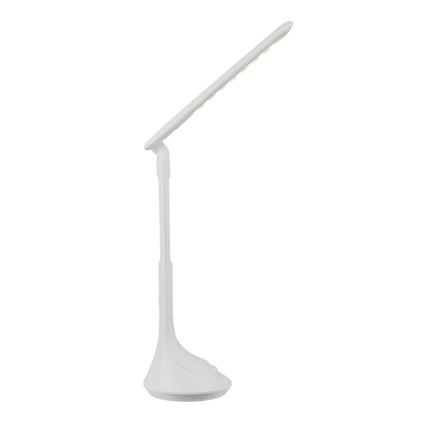 Globo - Dimbare oplaadbare LED bureaulamp met display LED/4W/230V 2200 mAh wit