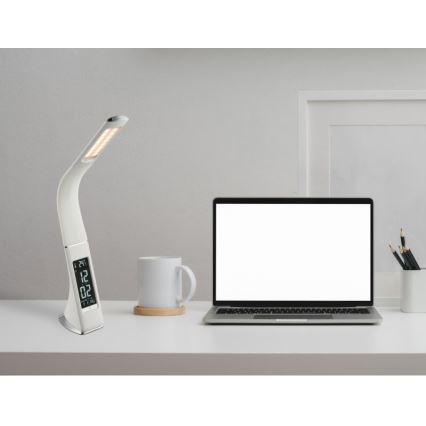 Globo - LED-dimbare aanraaktafellamp met display LED/6,5W/230V 3000/4500/5800K wit