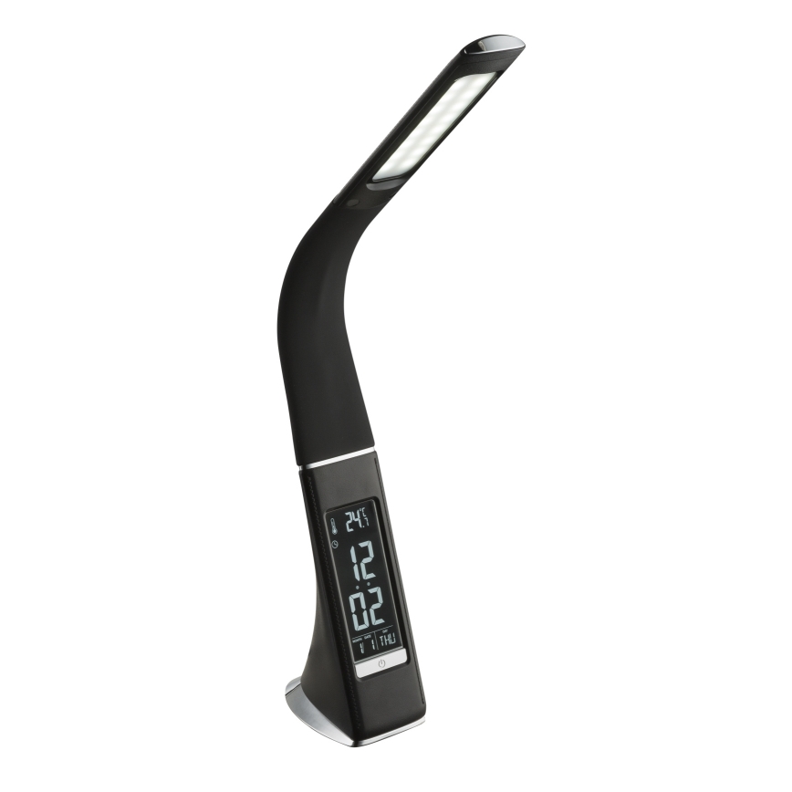 Globo - Lampe de table tactile dimmable à LED avec afficheur LED/6,5W/230V 3000/4500/5800K noire
