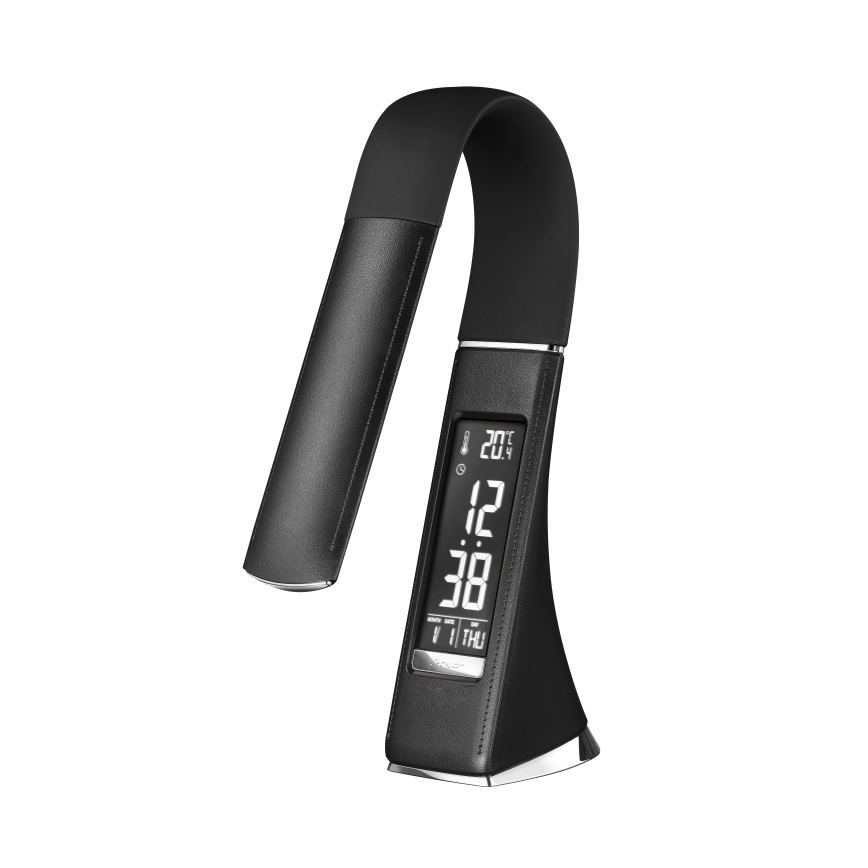 Globo - Lampe de table tactile dimmable à LED avec afficheur LED/6,5W/230V 3000/4500/5800K noire