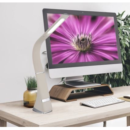 Globo - Lampe de bureau tactile rechargeable à LED, à intensité variable, 5W/5V, 2200 mAh