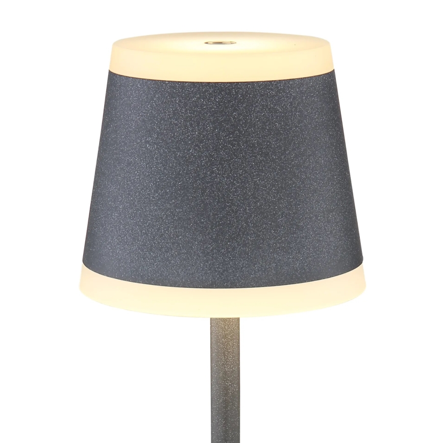 Globo - LED Dimbare oplaadbare touch tafellamp LED/4,6W/3,7V 3000K 1800mAh grijs IP54