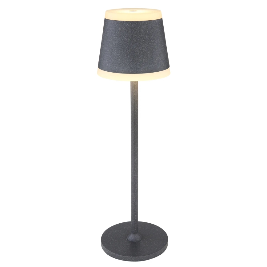 Globo - Lampe de table tactile rechargeable et à intensité variable LED/4,6W/3,7V 3000K 1800mAh gris IP54