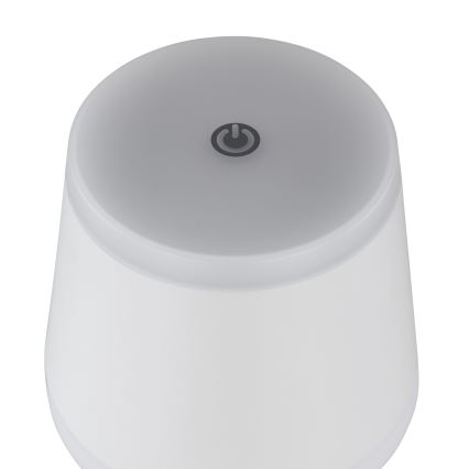 Globo - LED Dimbare oplaadbare touch tafellamp LED/4,6W/230V 1800 mAh USB IP54 wit