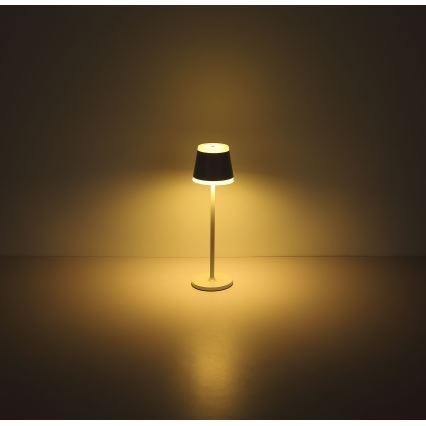 Globo - Lampe de table tactile rechargeable et à intensité variable LED/4,6W/230V 1800 mAh USB IP54 blanc