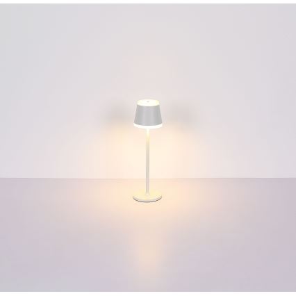 Globo - Lampe de table tactile rechargeable et à intensité variable LED/4,6W/230V 1800 mAh USB IP54 blanc