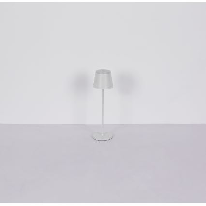 Globo - Lampe de table tactile rechargeable et à intensité variable LED/4,6W/230V 1800 mAh USB IP54 blanc