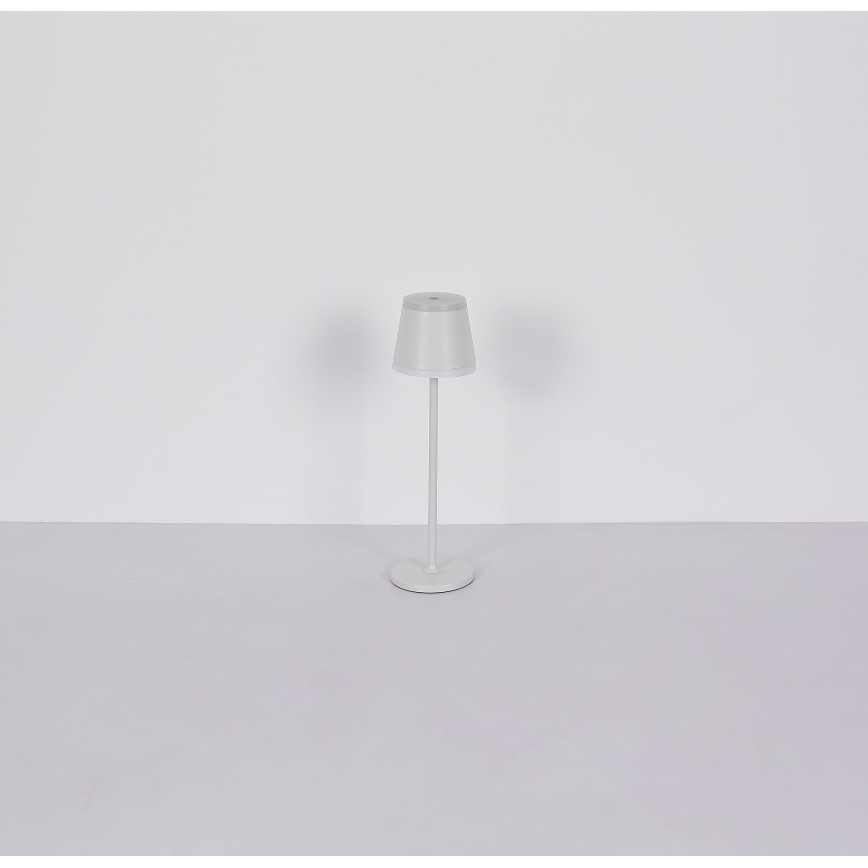 Globo - Lampe de table tactile rechargeable et à intensité variable LED/4,6W/230V 1800 mAh USB IP54 blanc