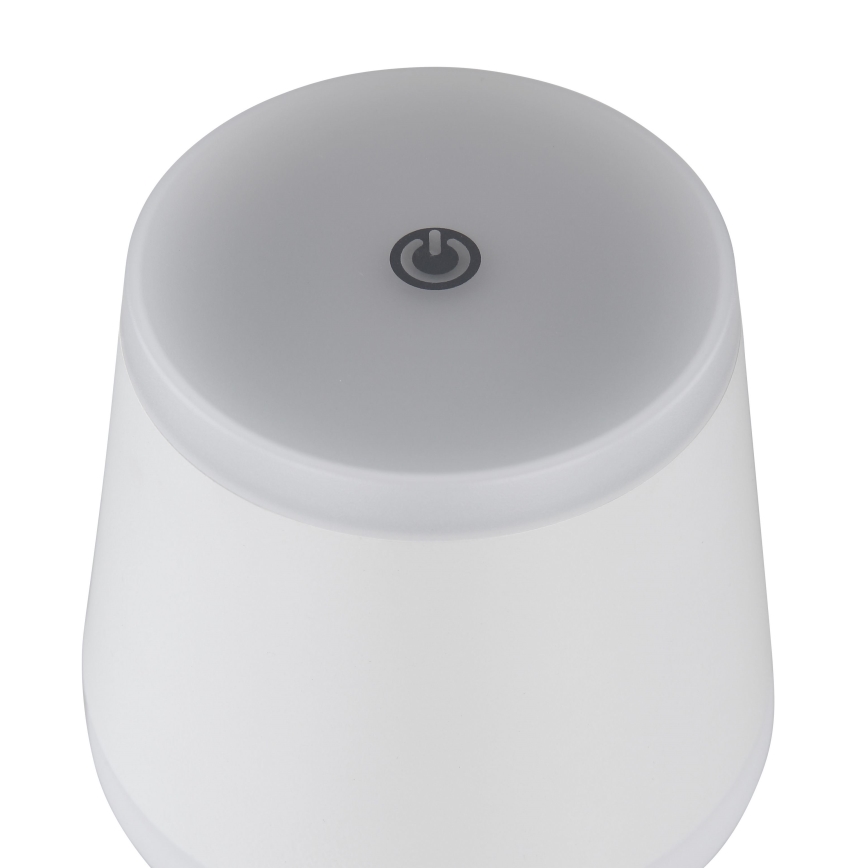 Globo - Lampe de table tactile rechargeable et à intensité variable LED/4,6W/230V 1800 mAh USB IP54 blanc
