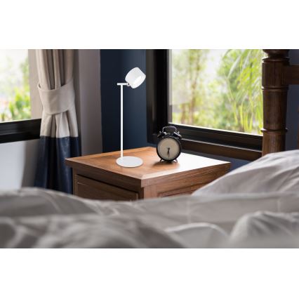 Globo - Lampe de table tactile à intensité variable 4en1 LED/4W/5V 3000/4000/5000K 1200 mAh blanc