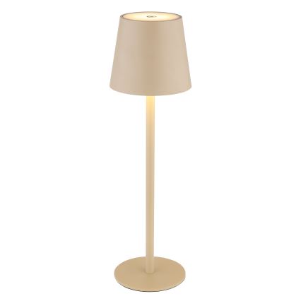 Globo - Lampe d'extérieur à intensité variable LED/3W/3,7V IP44 1800 mAh USB beige