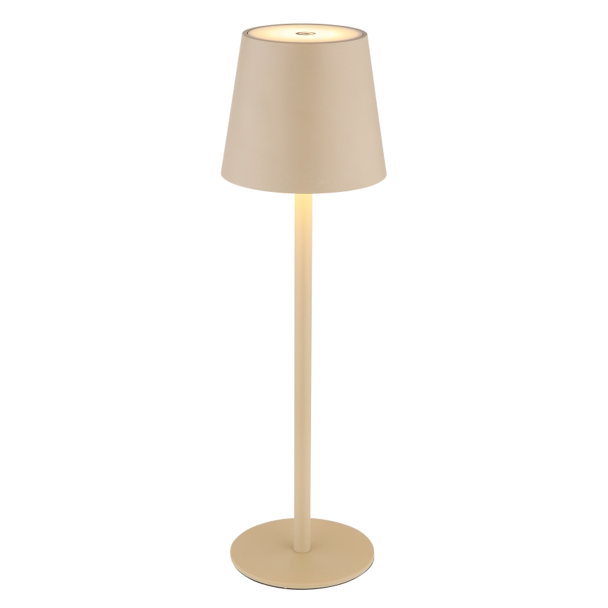 Globo - Lampe d'extérieur à intensité variable LED/3W/3,7V IP44 1800 mAh USB beige