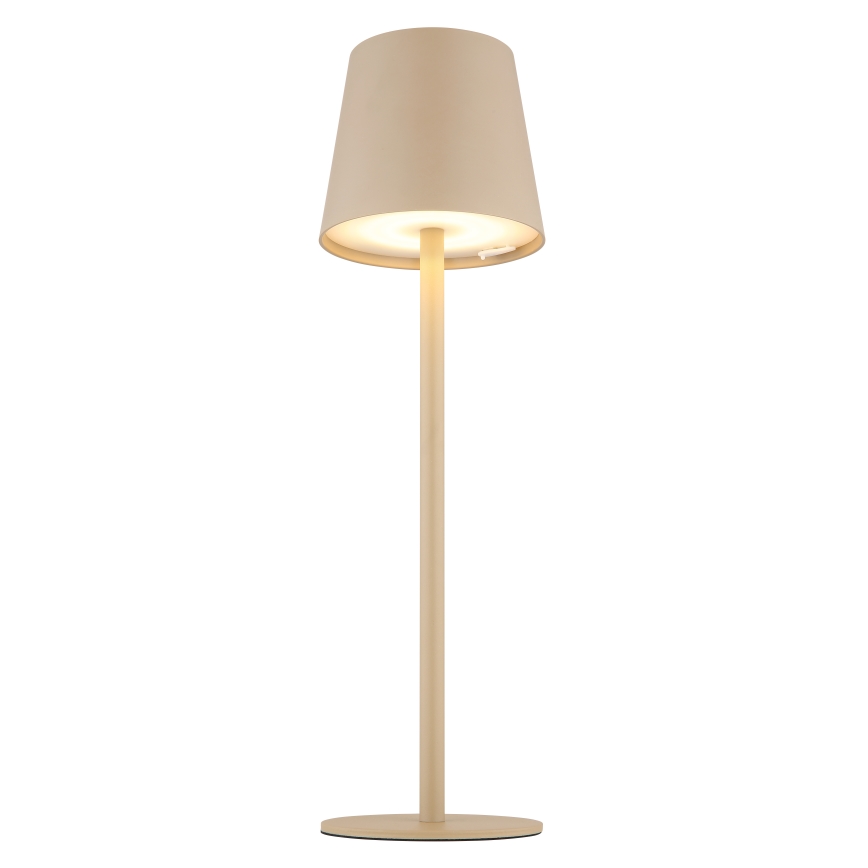 Globo - Lampe d'extérieur à intensité variable LED/3W/3,7V IP44 1800 mAh USB beige