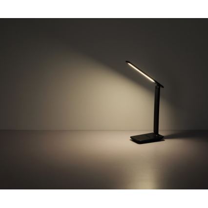 Globo - LED Dimbare Touch Oplaadbare Bureaulamp LED/5W/5V 2700/4000/6500K 1800 mAh zwart