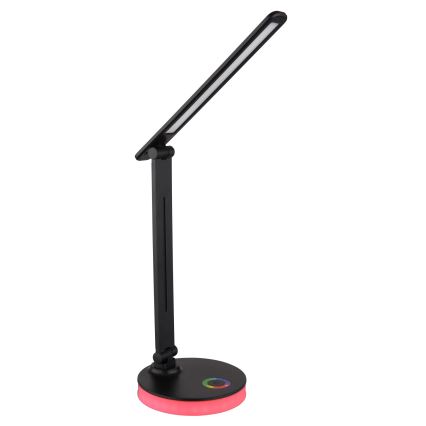 Globo - LED RGBW dimbare touch tafellamp LED/5W/230V + LED/2W 2700K/4000K/6500K zwart