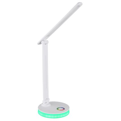 Globo - LED RGBW Dimbare Touch Tafellamp LED/5W/230V + LED/2W 2700K/4000K/6500K wit